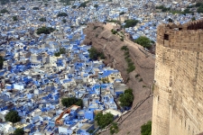 Вид на Джодпхур с крепостной стены