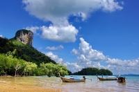 Вид на северную оконечность пляжа Railay East