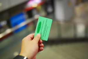 Карточка-билет для проезда в метро и автобусах Сингапура