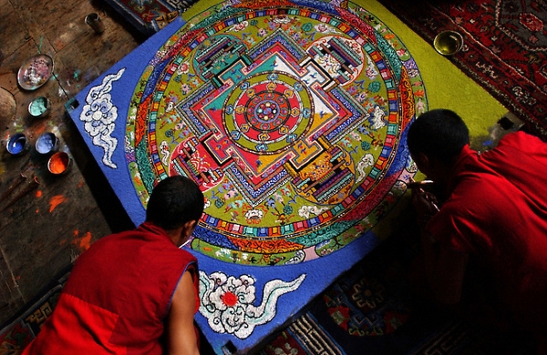 Thiksey Monastery, область Ладакх в штате Джамму и Кашмир